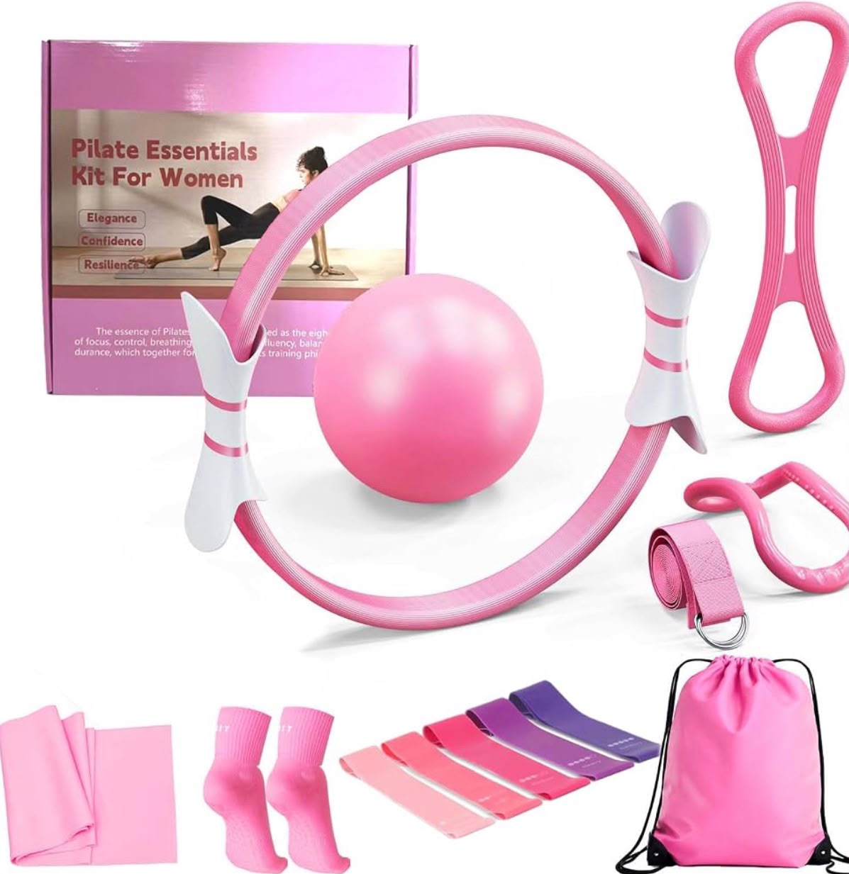 Pinnacle Pilates | Ring & Resistance Training Set